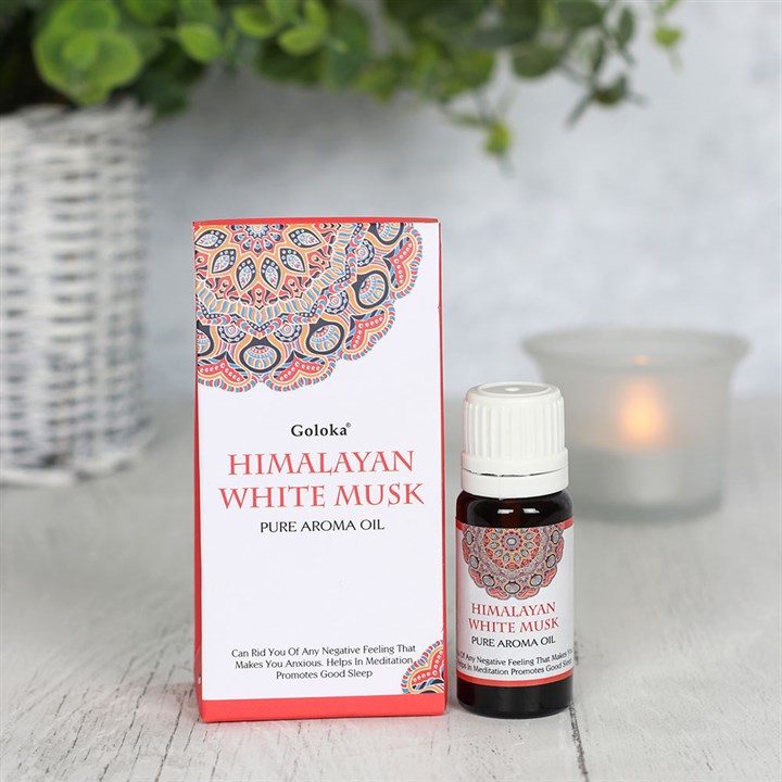 Set of 12 Goloka Himalayan White Musk Fragrance Oils