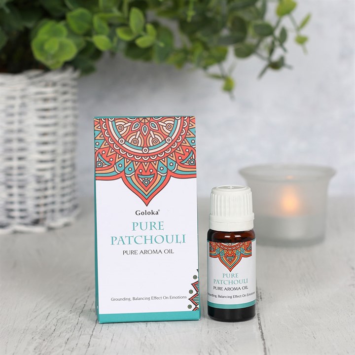 Set of 12 Goloka Pure Patchouli Fragrance Oils