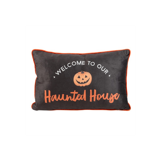 40cm Rectangular Haunted House Cushion
