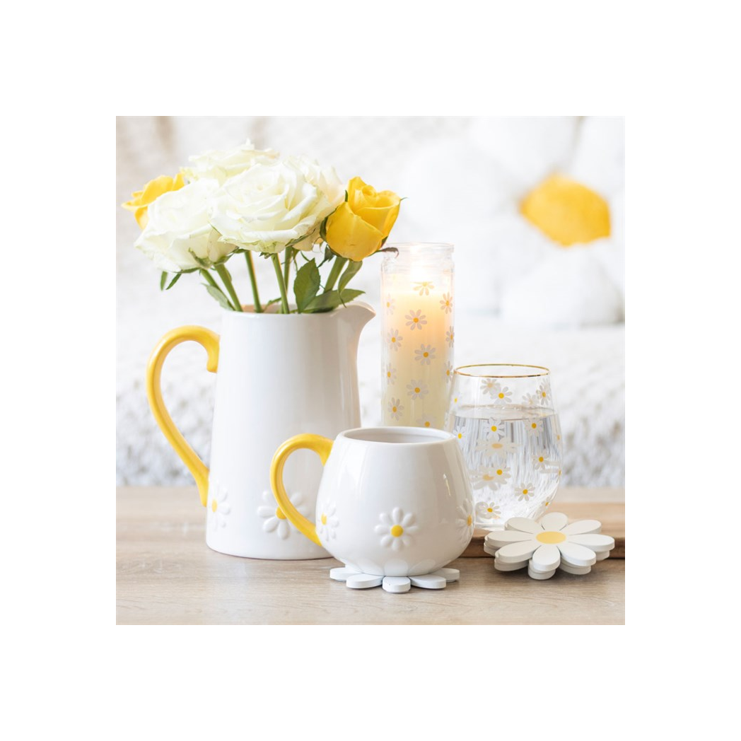 Set of 4 Daisy Shaped Coasters