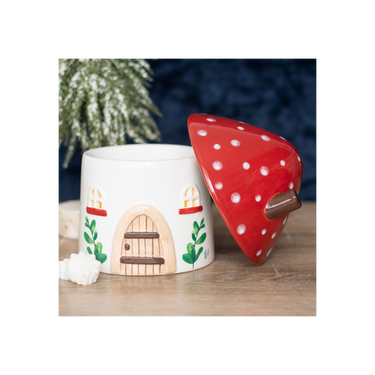 Mushroom House Oil Burner and Wax Warmer