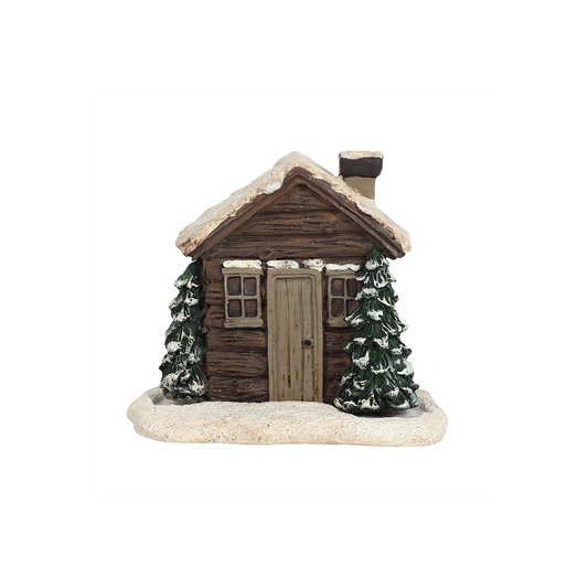 Log Cabin Incense Cone Burner