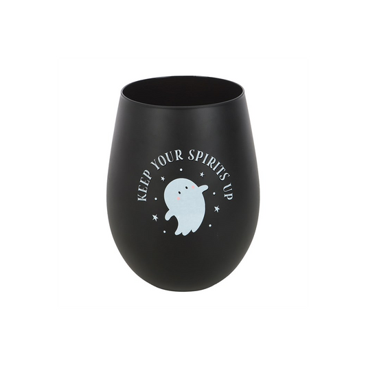 Keep Your Spirits Up Stemless Ghost Glass
