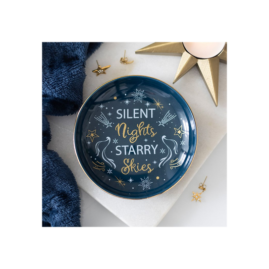Silent Nights Starry Skies Trinket Dish