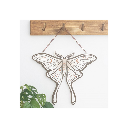 Luna Moth Hanging Sign