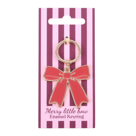 Red Bow Keyring