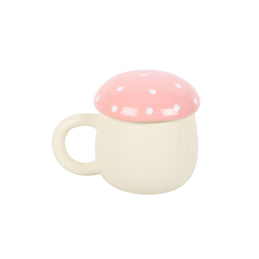 Pink Mushroom Mug