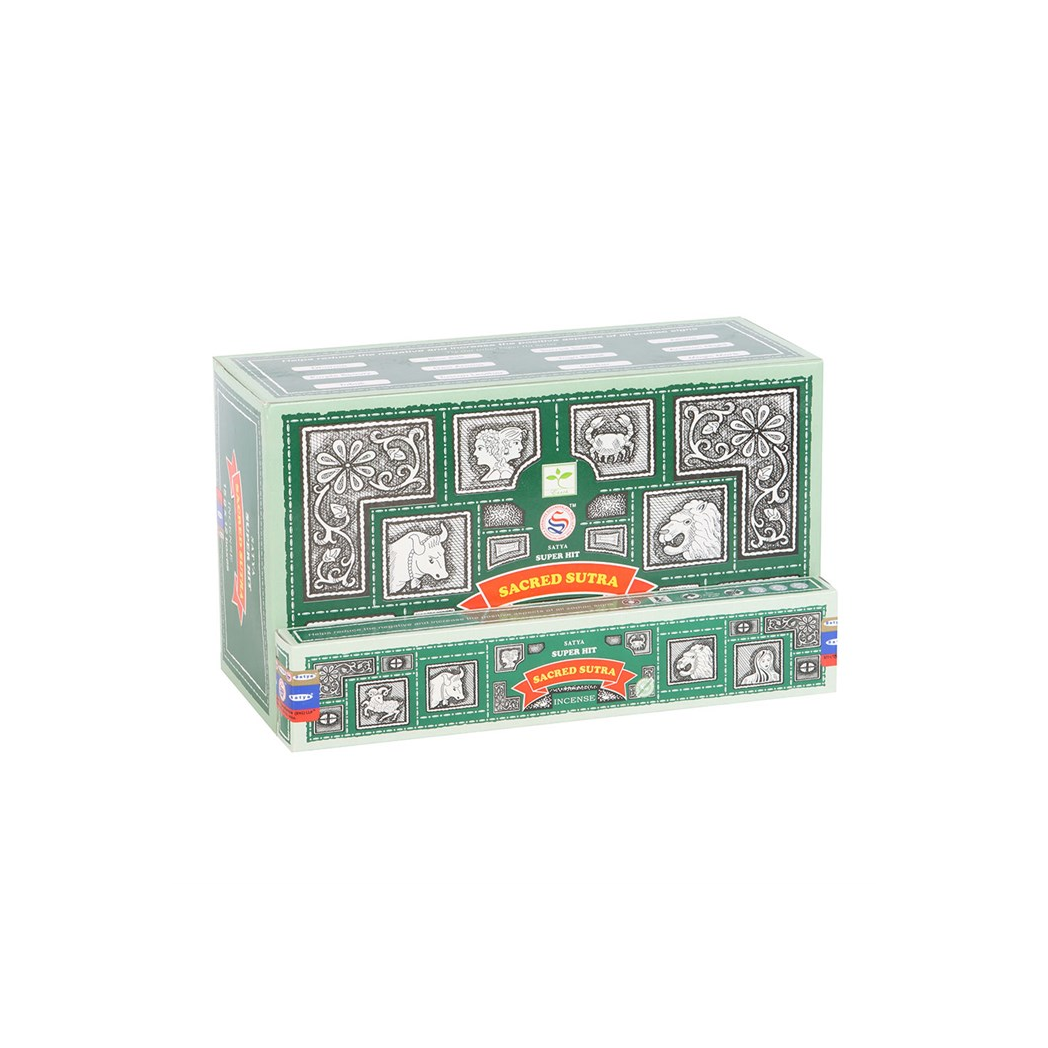 Set of 12 Satya Superhit Sacred Sutra Incense 15g (12/50)