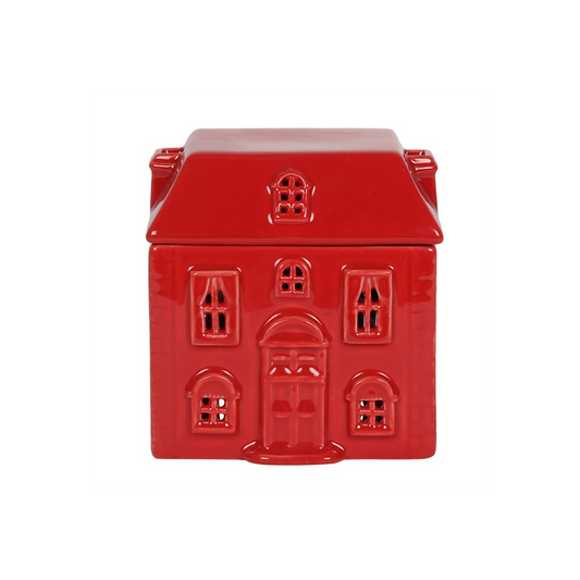 Red Ceramic House Oil Burner