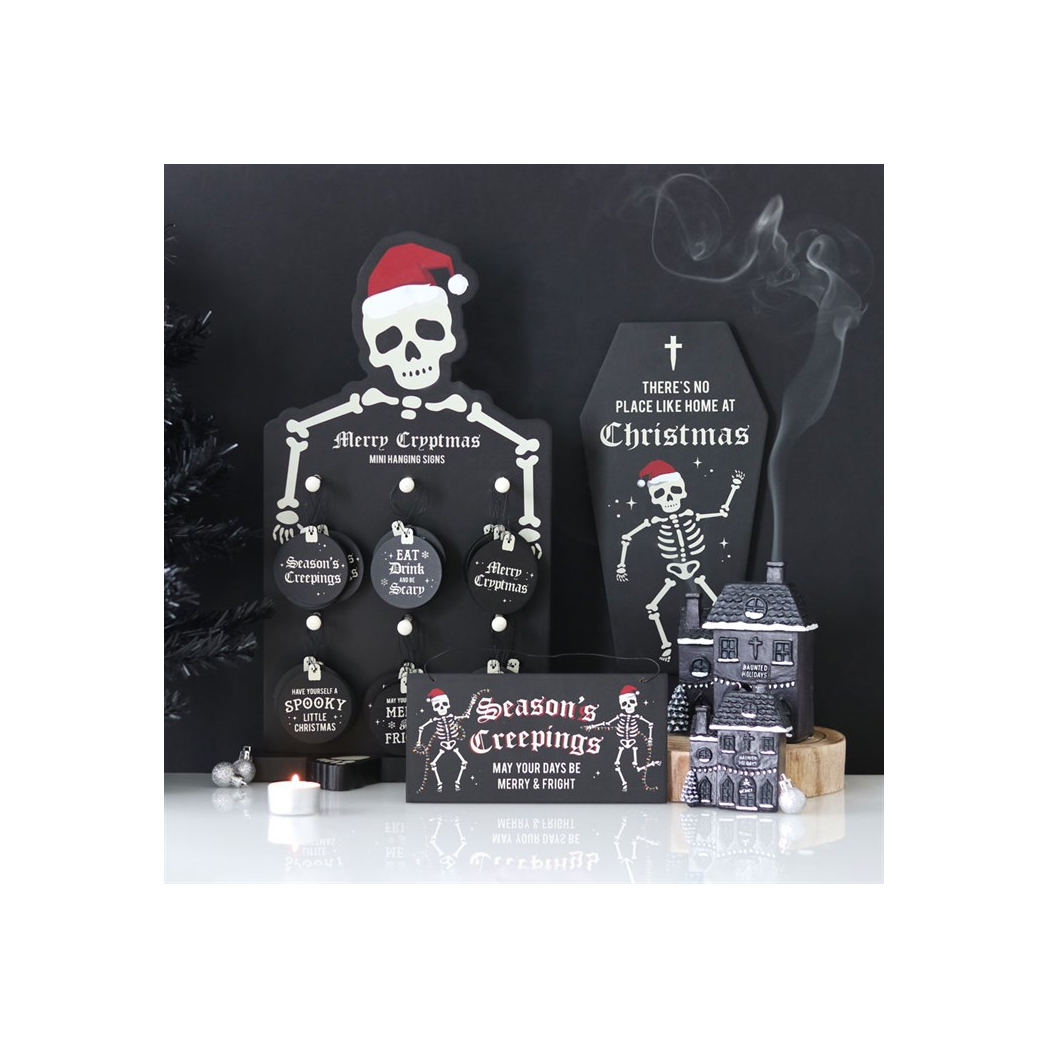 Haunted Holiday House Resin Christmas Decoration