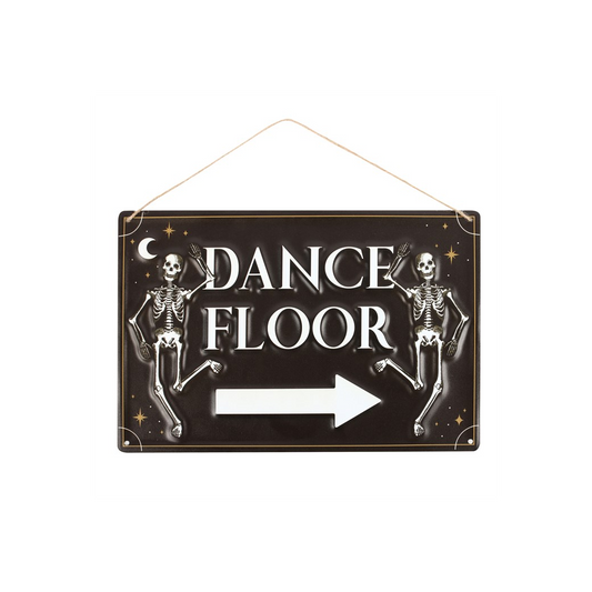 Dance Floor Hanging Metal Sign