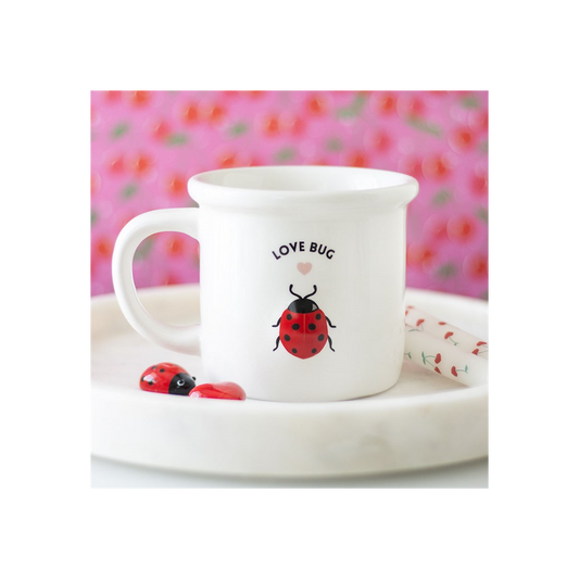Love Bug Mug with 3D Ladybird