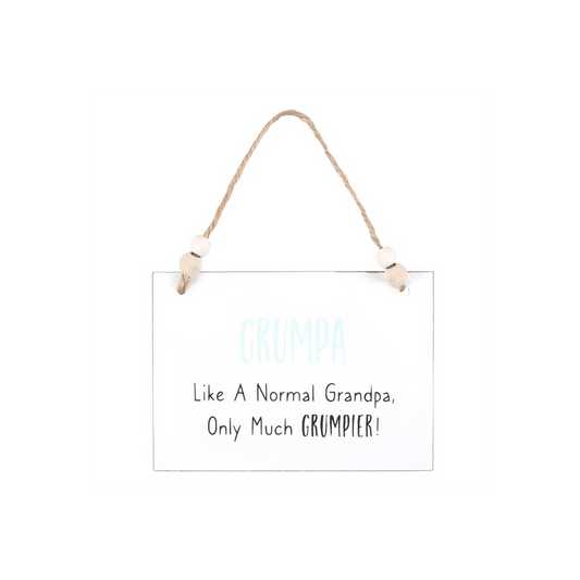 Grumpa Hanging Sign