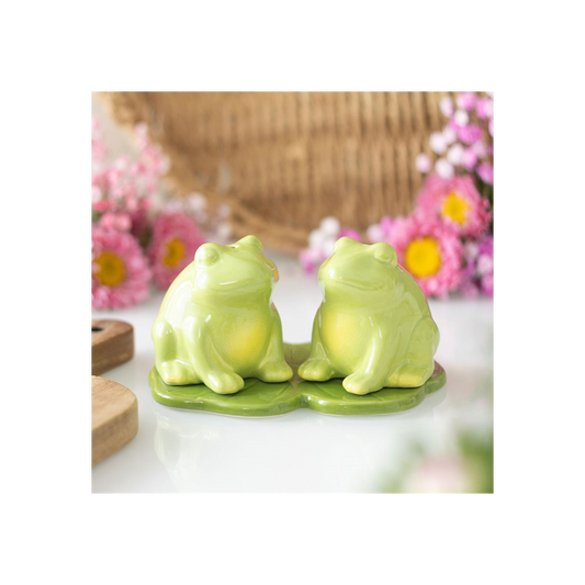 Luna Frog Salt and Pepper Shakers