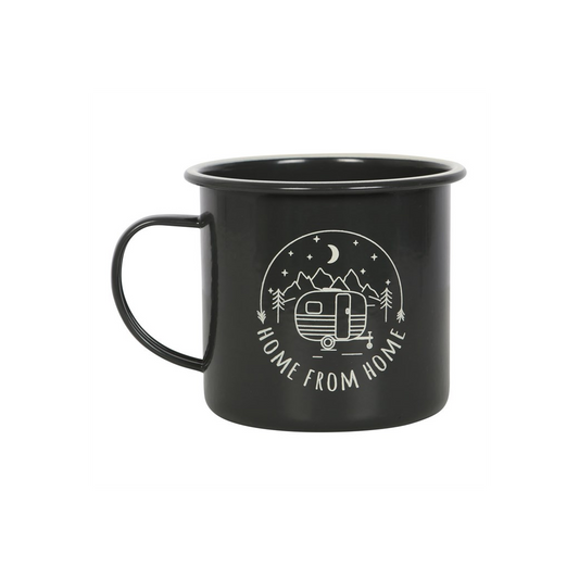 Home from Home Enamel Camping Mug