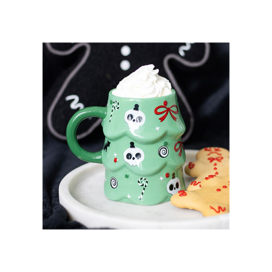 Creepy Christmas Tree Mug