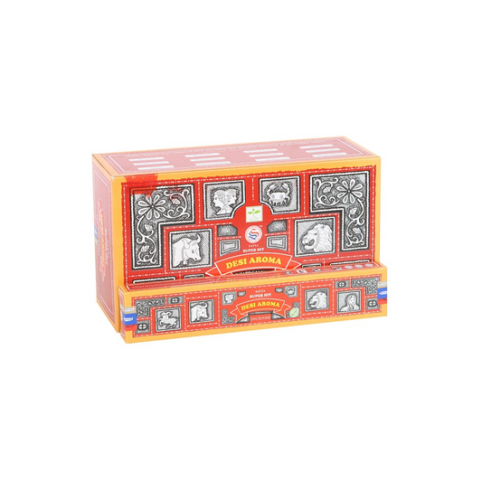 Set of 12 Satya Superhit Desi Aroma Incense 15g (12/50)