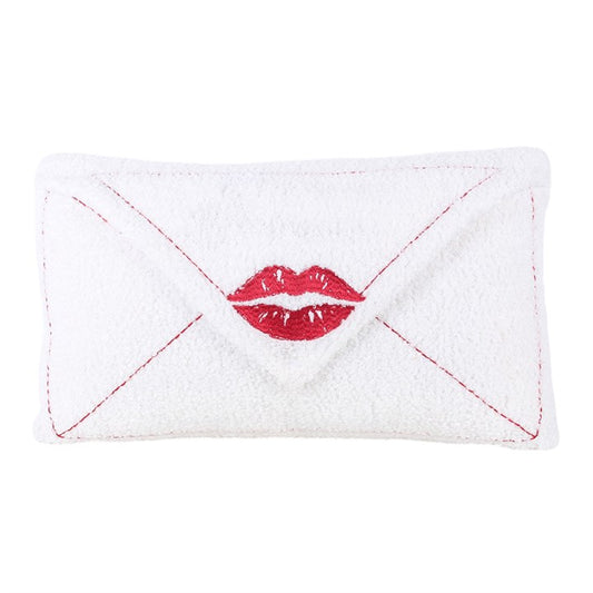 Kiss Kiss Envelope Boucle Cushion