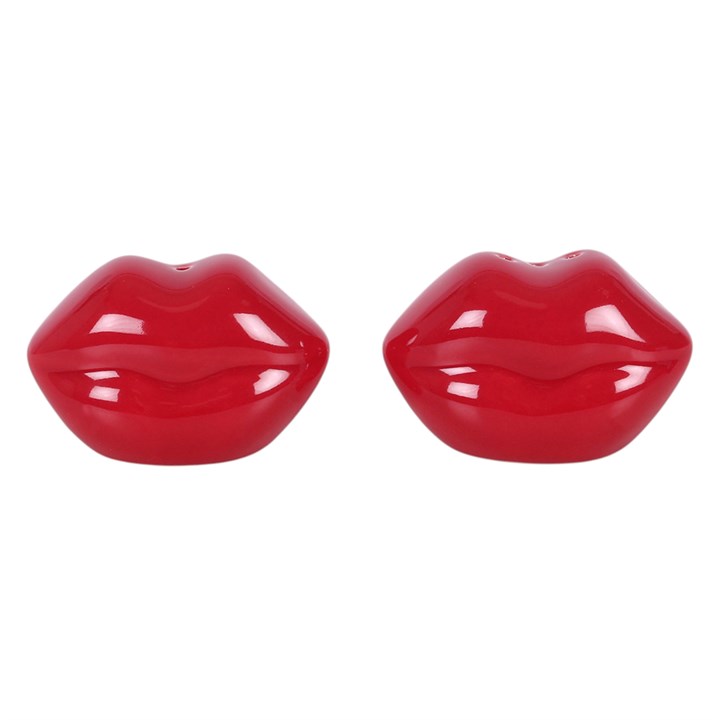 Lip Shaped Salt and Pepper Shakers
