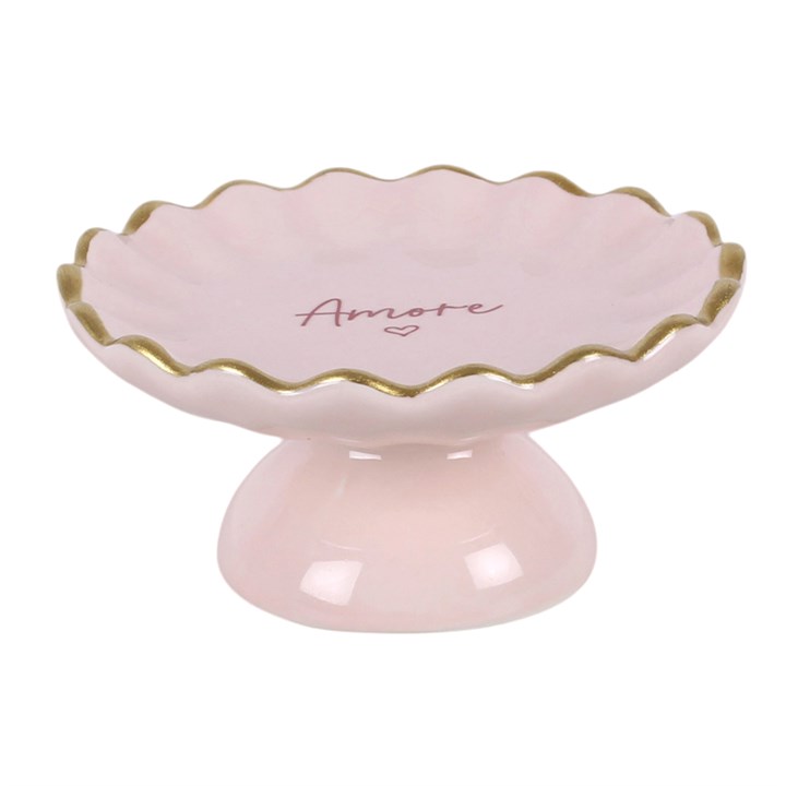 Amore Pedestal Trinket Dish