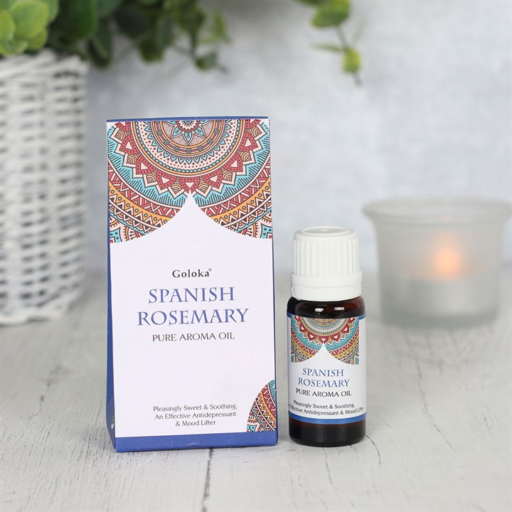 Set of 12 Goloka Spanish Rosemary Fragrance Oils