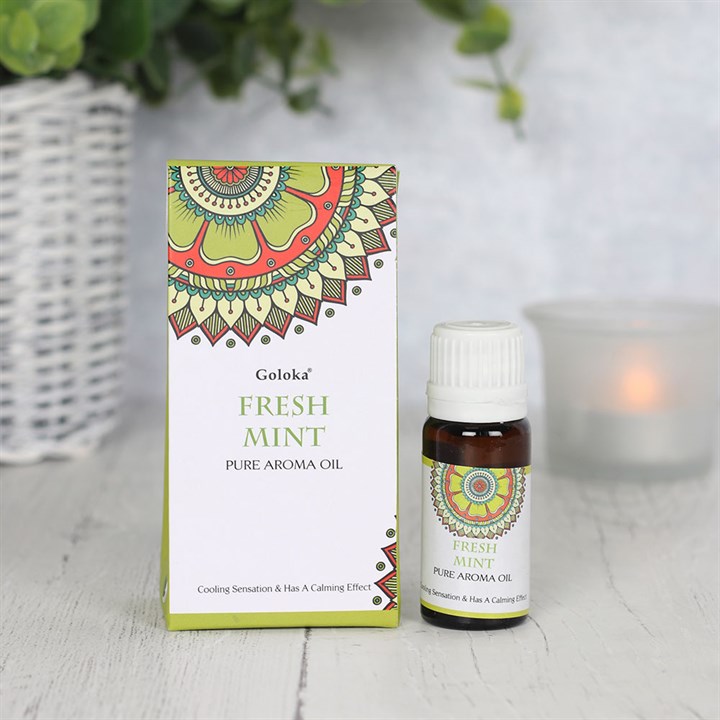 Set of 12 Goloka Fresh Mint Fragrance Oils