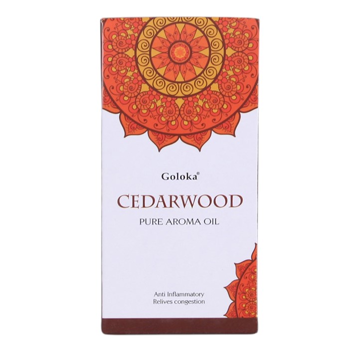 Set of 12 Goloka Cedarwood Fragrance Oils