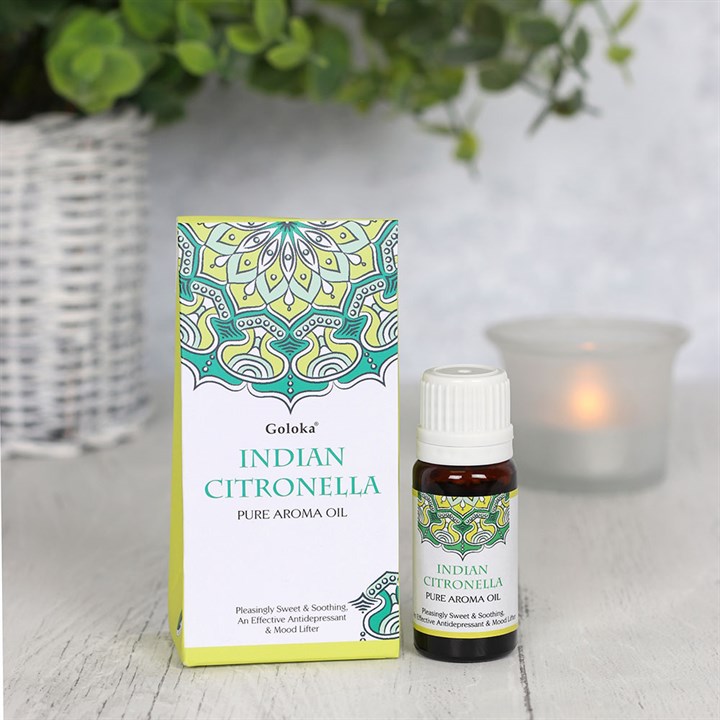 Set of 12 Goloka Indian Citronella Fragrance Oils