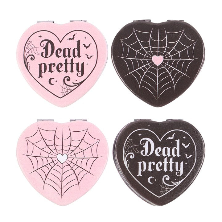 Set of 12 Pretty Deadly Compact Mirrors in Display