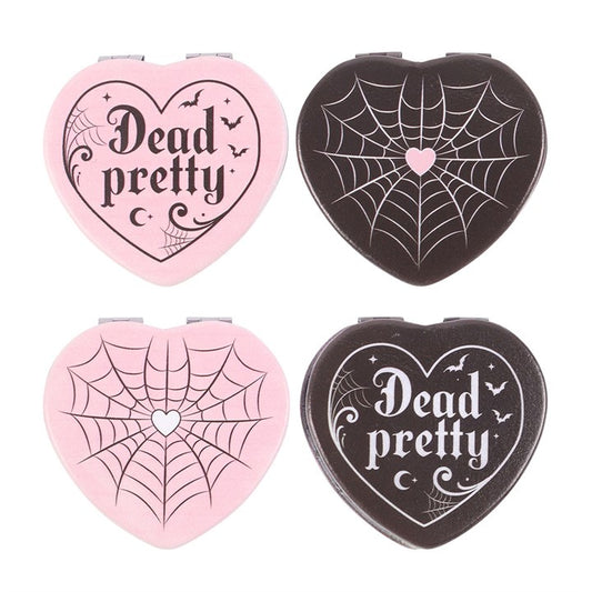Set of 12 Pretty Deadly Compact Mirrors in Display