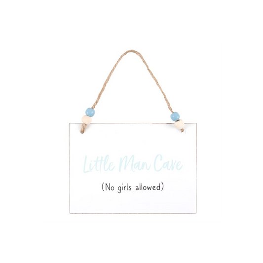 Little Man Cave Hanging Sign