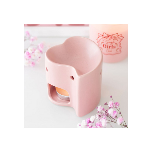 Pink Heart Oil Burner