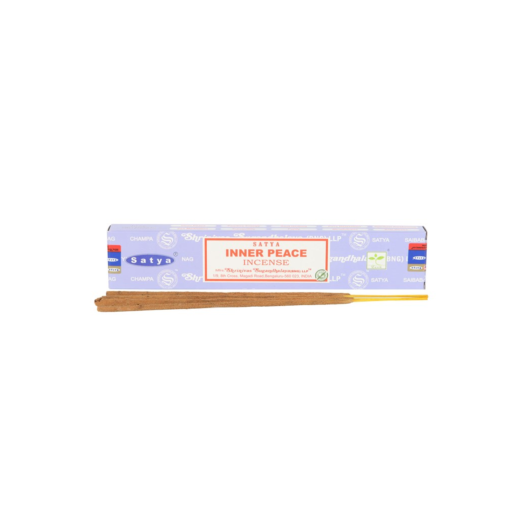 Set of 12 Inner Peace Incense Sticks by Satya (12/50)
