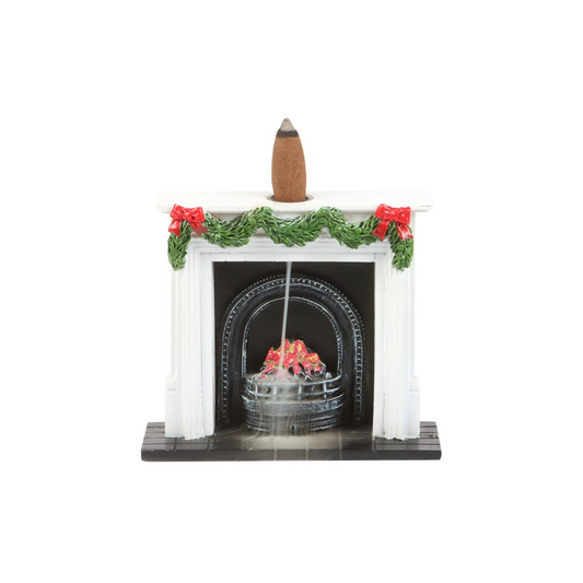 Christmas Fireplace Backflow Incense Burner