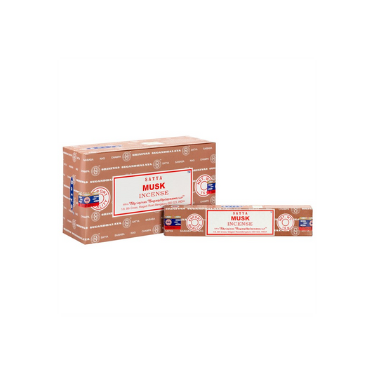 Set of 12 Musk Incense Sticks by Satya (12/50)