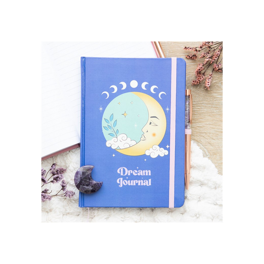 The Moon Dream Journal with Amethyst Pen