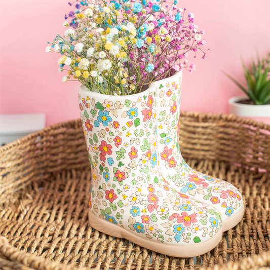 The Floral Edit Welly Boot Shaped Flower Vase