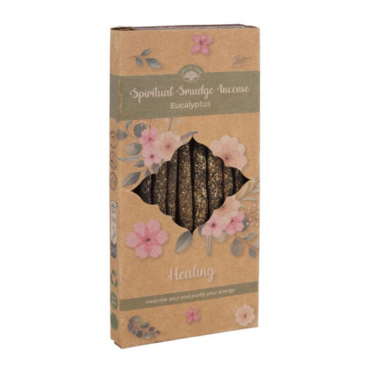 12 Packs of Eucalyptus Healing Spiritual Smudge Incense Sticks