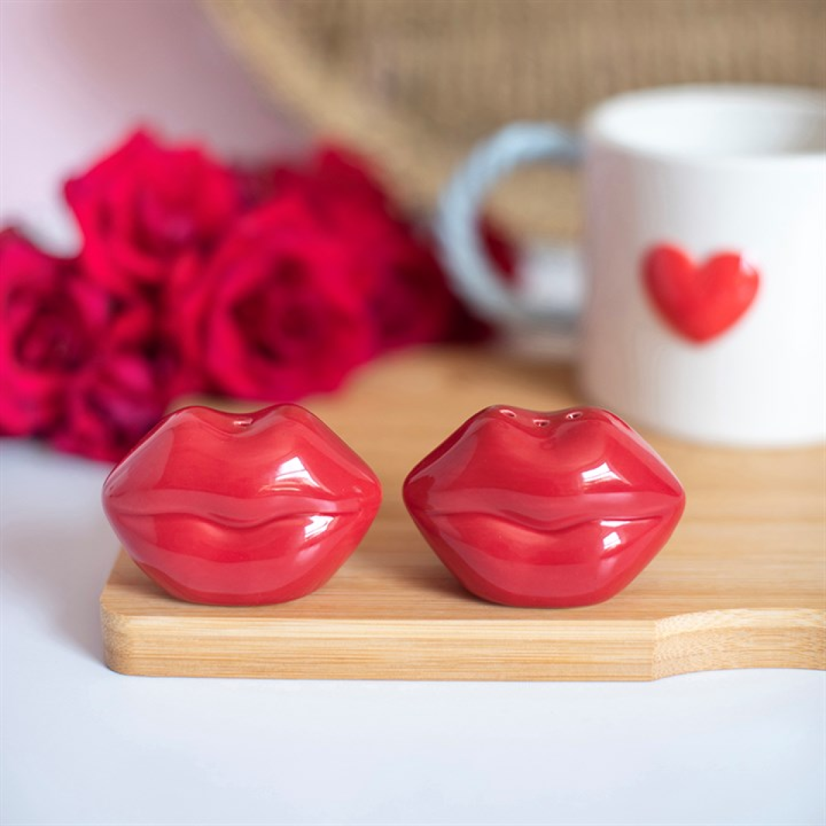 Lip Shaped Salt and Pepper Shakers