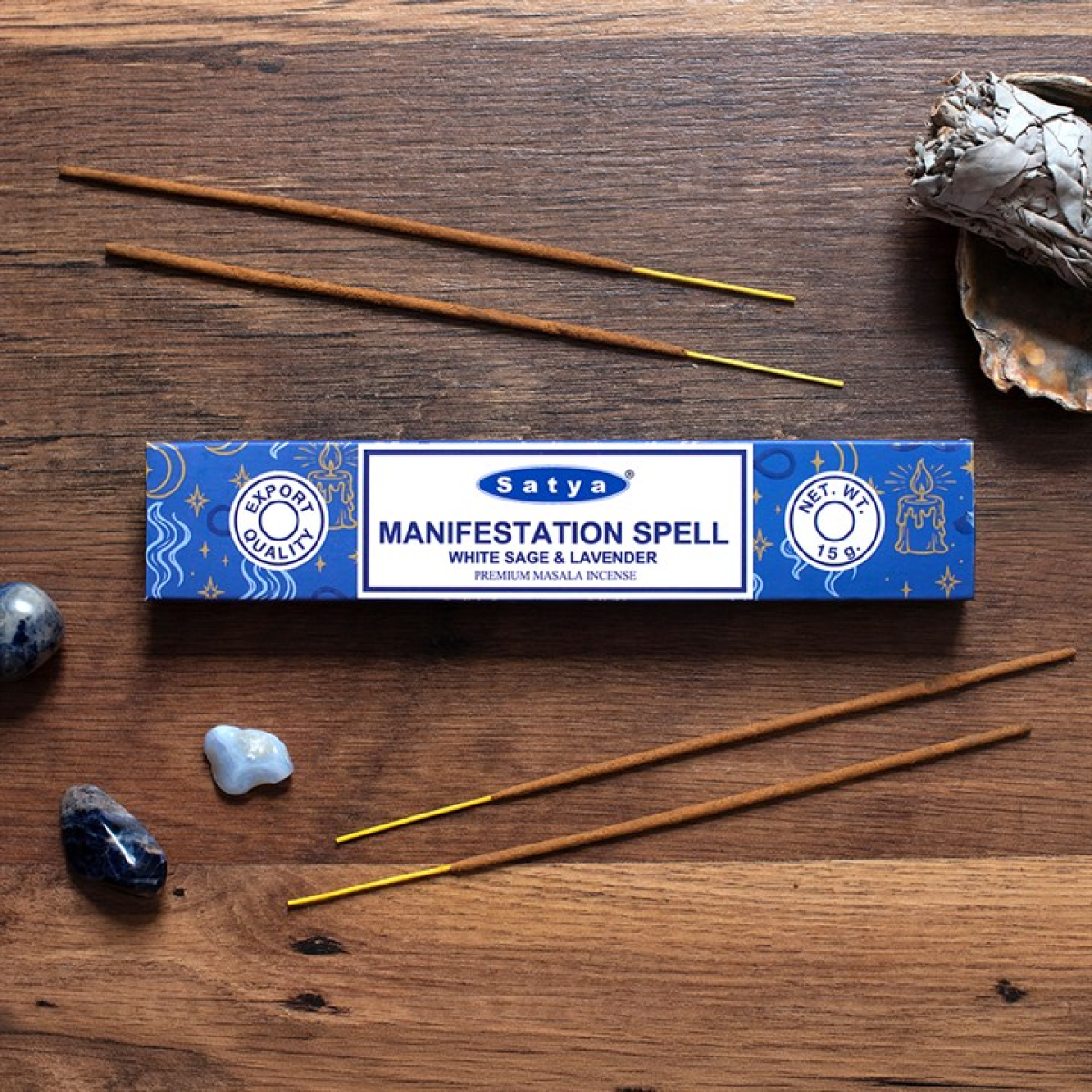 12 Packs of Manifestation Spell Incense Sticks by Satya
